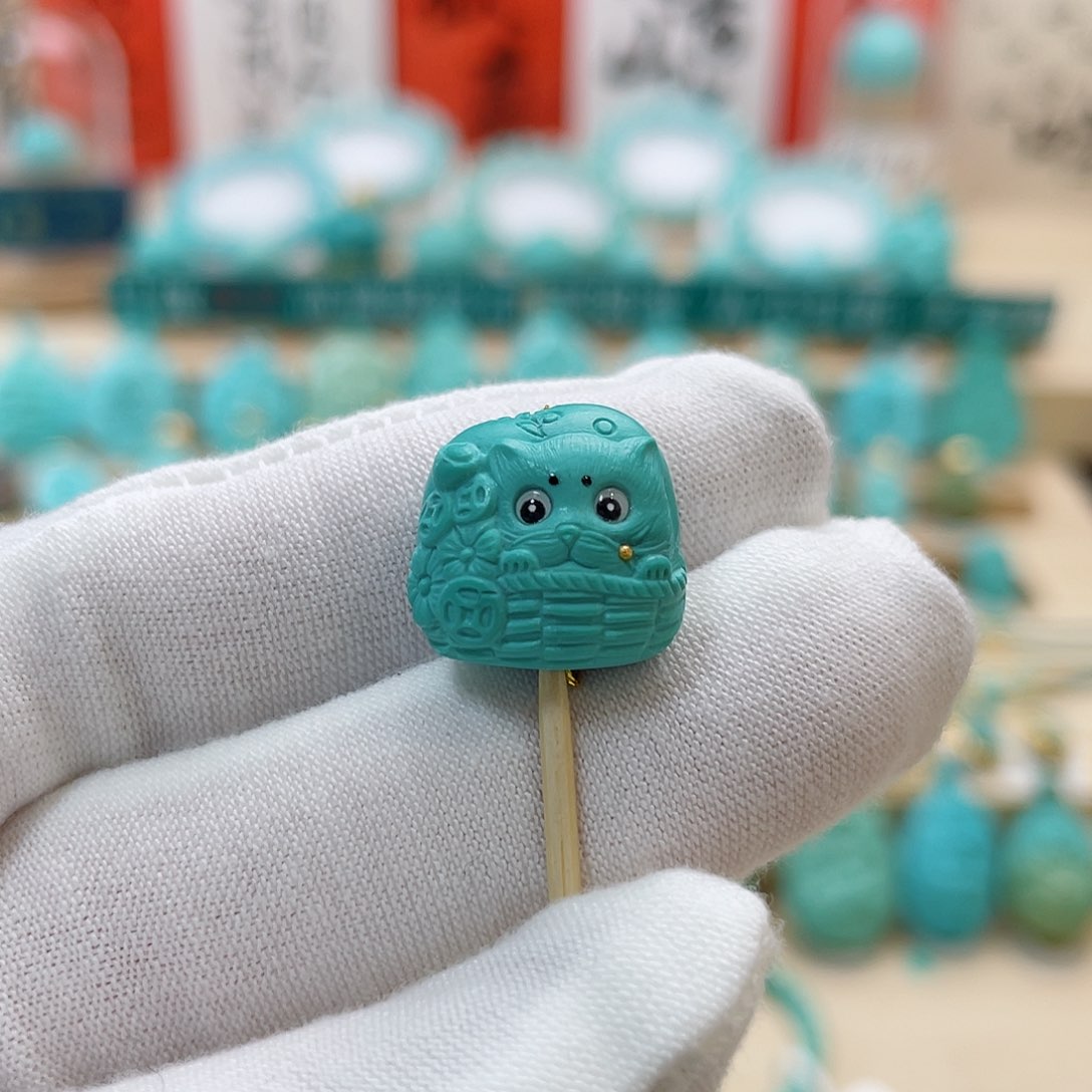 绿松石珠宝奇石未镶嵌