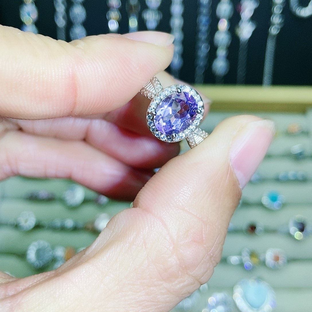 【闪购商品】未镶嵌戒指紫晶