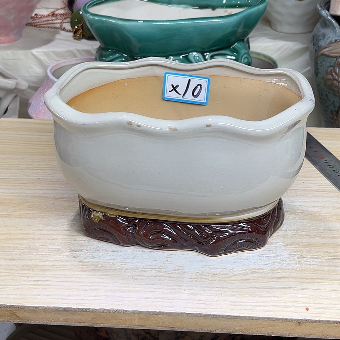 陶瓷绿植多肉微瑕花盆