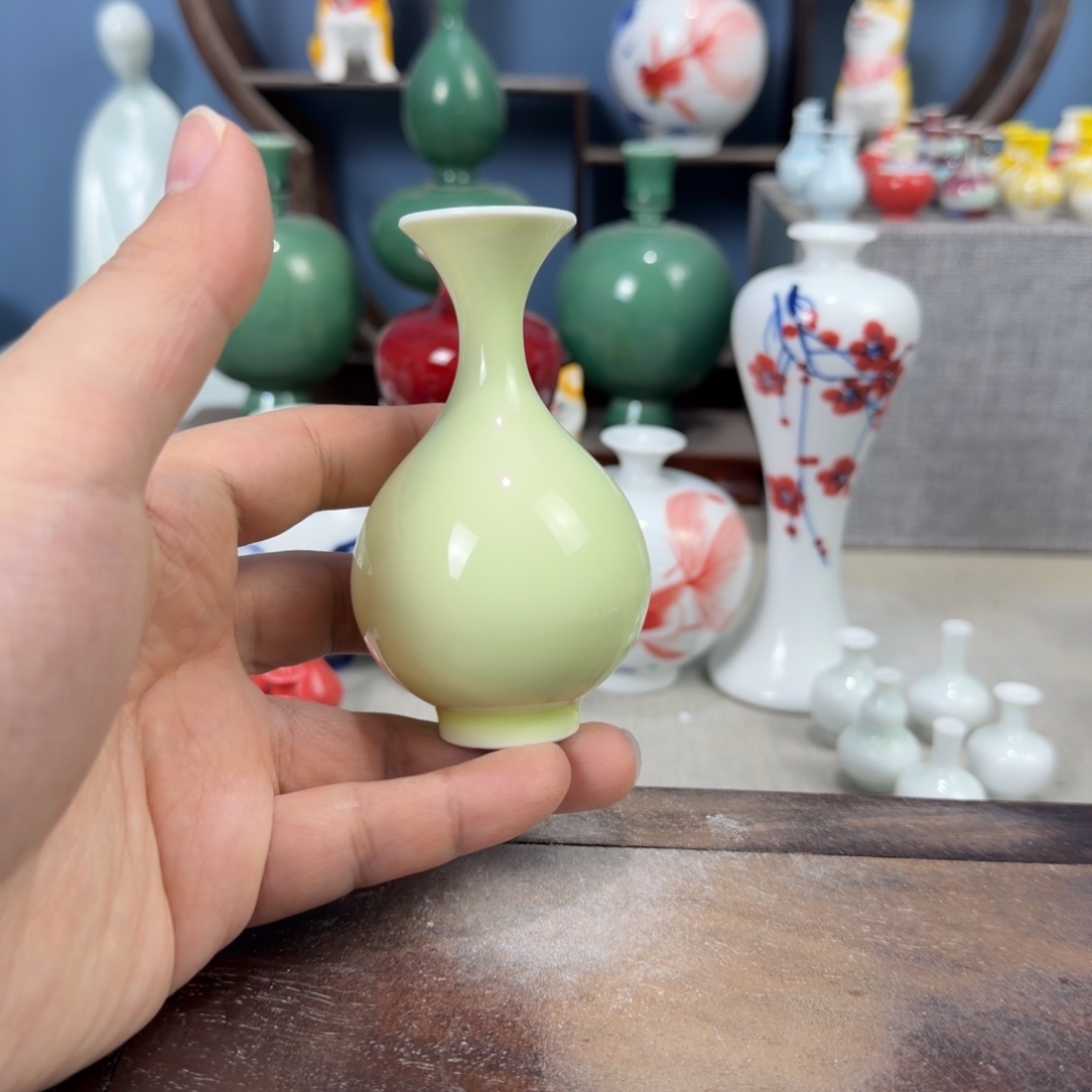 陶瓷手工小花器摆件