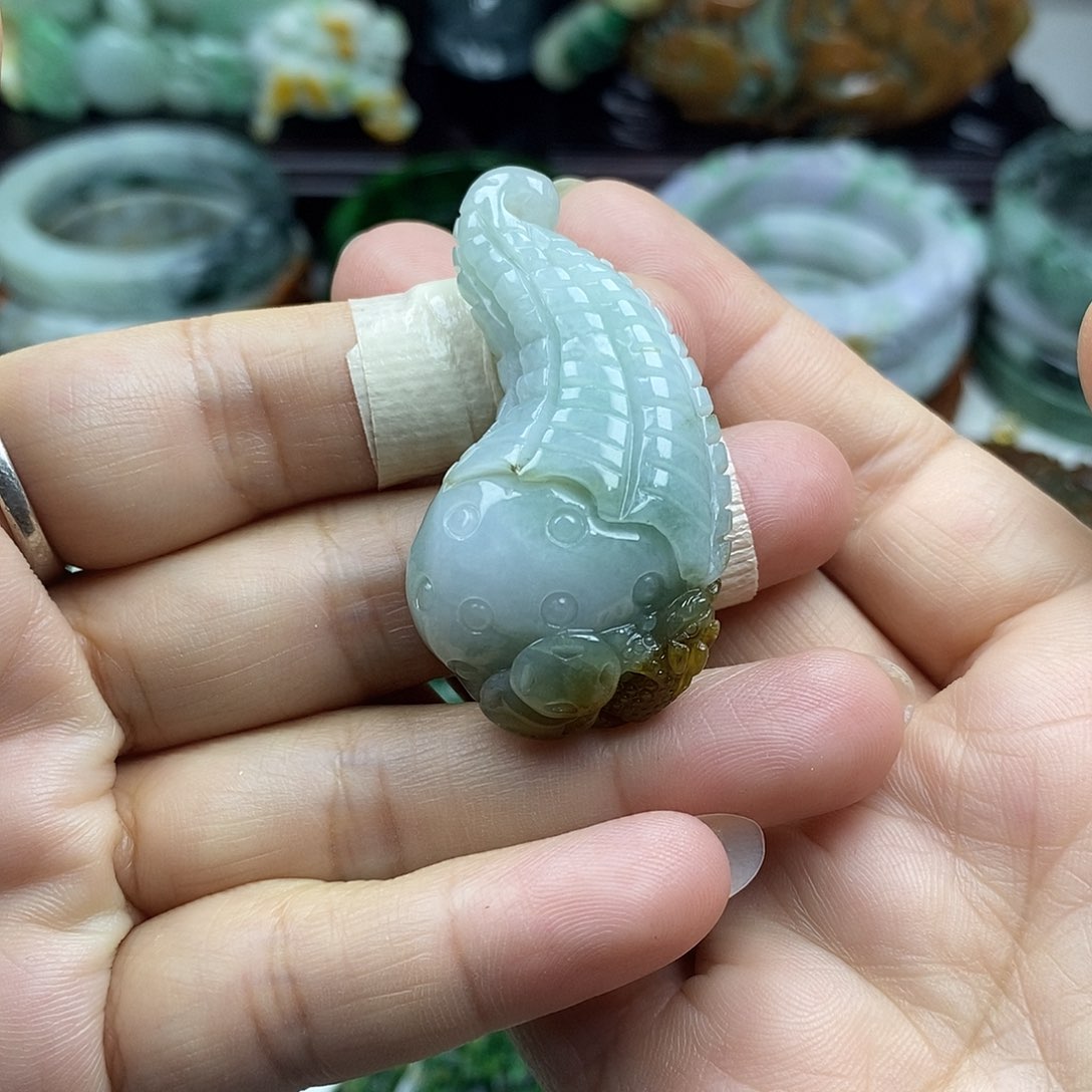 颈饰未镶嵌翡翠牌子