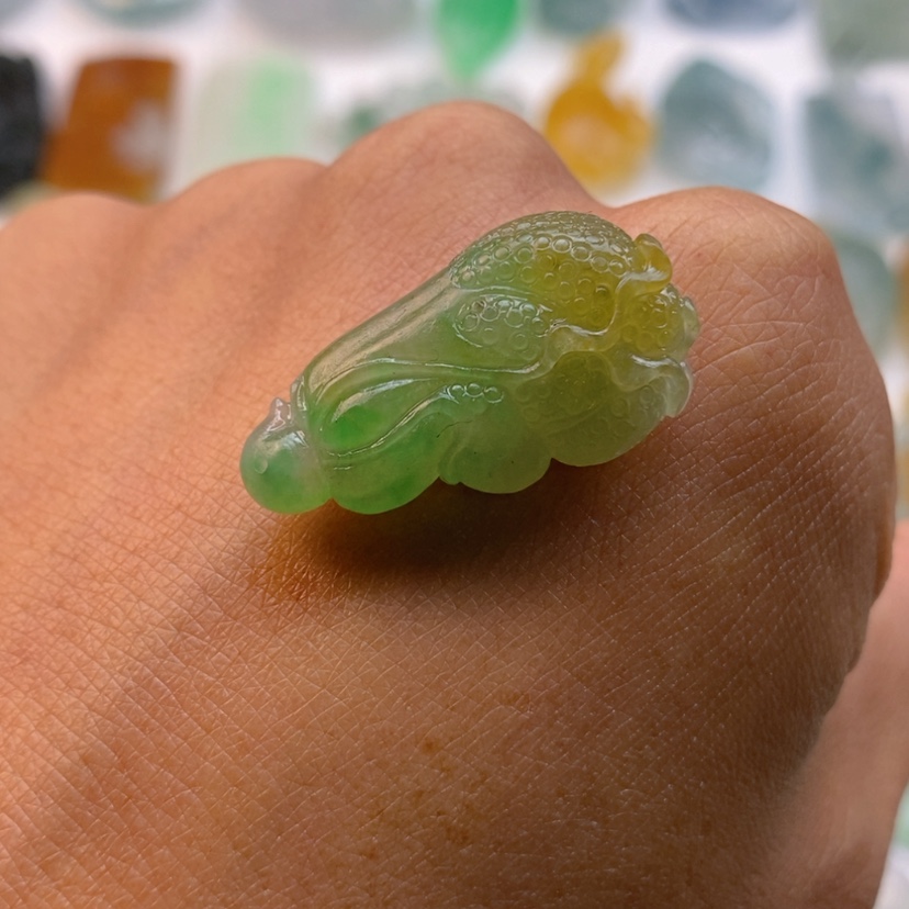 【闪购商品】定制翡翠未镶嵌白菜