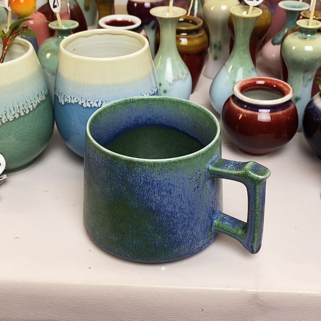 摆件✎****景德镇高温陶瓷小花瓶