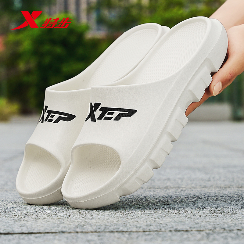 特步拖鞋男士款2025新款爆款拖鞋男外穿防滑夏季凉鞋男款防滑防臭