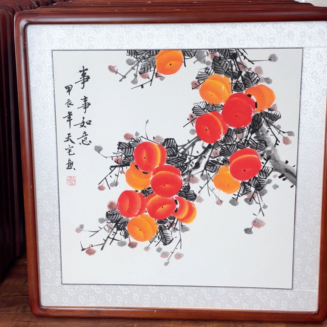 国画带框尺寸63*63厘米