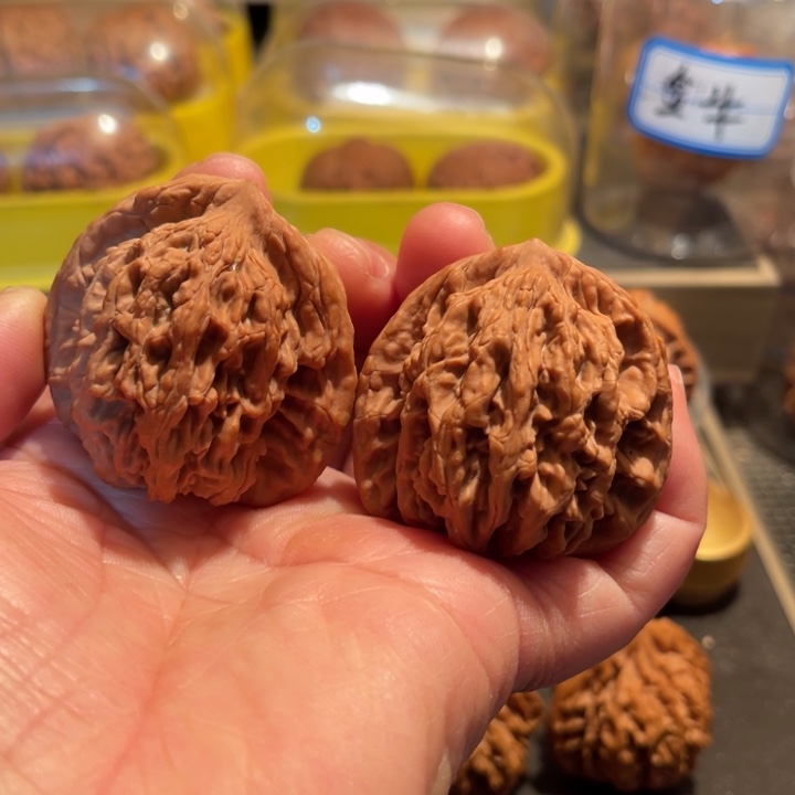 文玩核桃把件全品虎头44