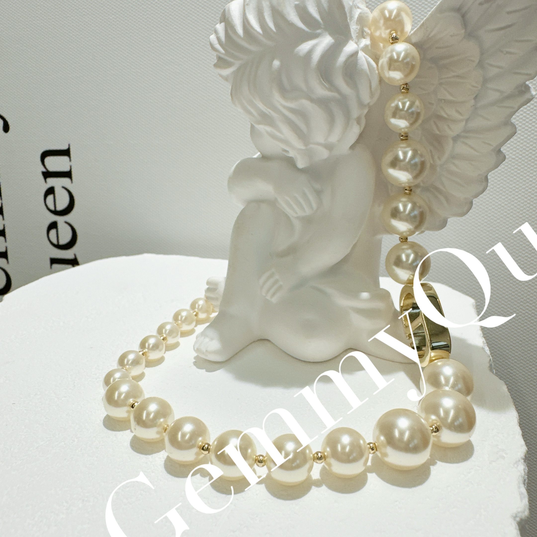 铜合金仿珍珠项链 GemmyQueen高定项链GQ00617