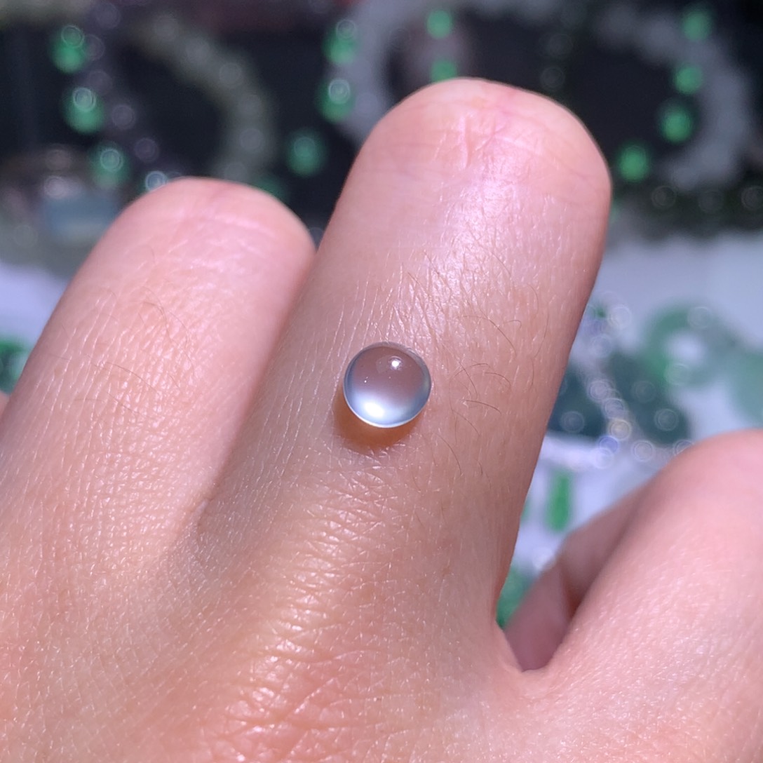 翡翠戒指未镶嵌钢蛋