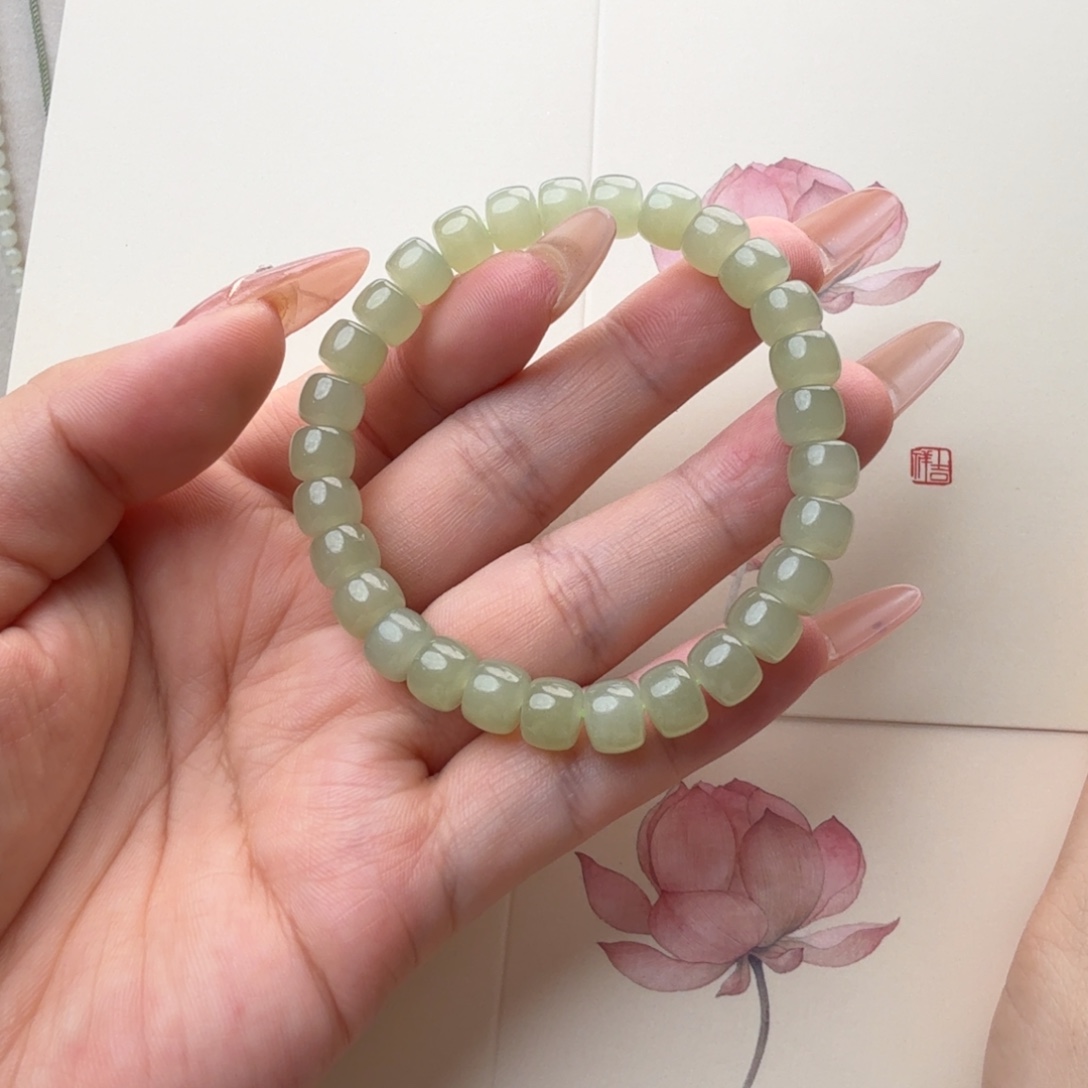 和田玉未镶嵌手链