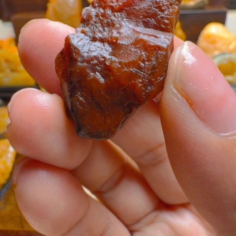 寿山石印石攀*红田原石