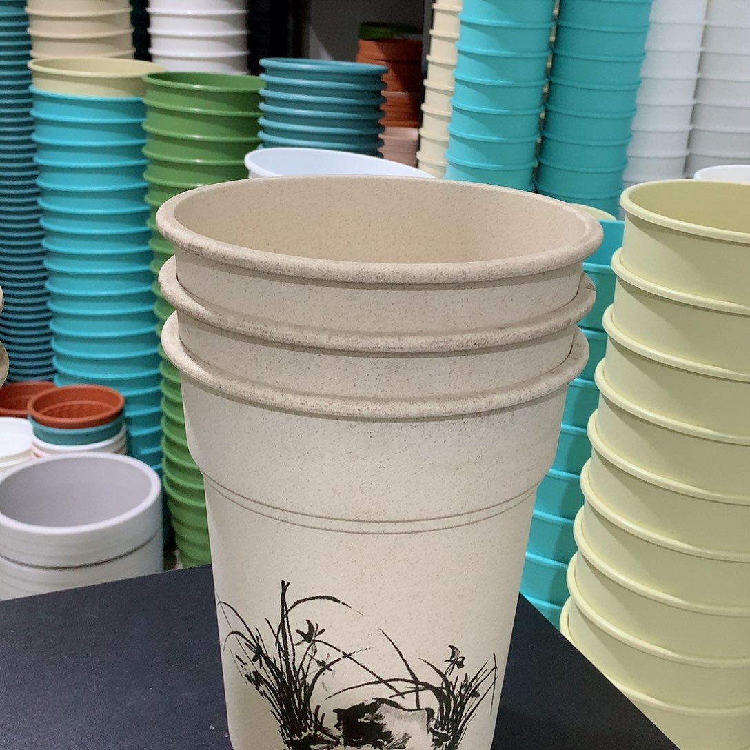 树脂兰花口21，3个无托瑕疵