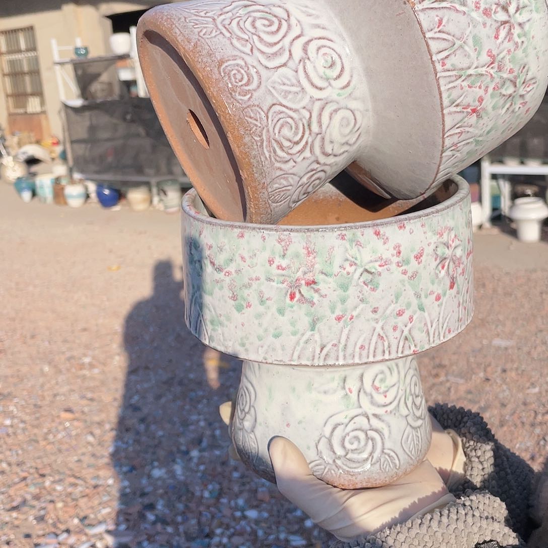 红陶王嫂花盆0115-五火锅