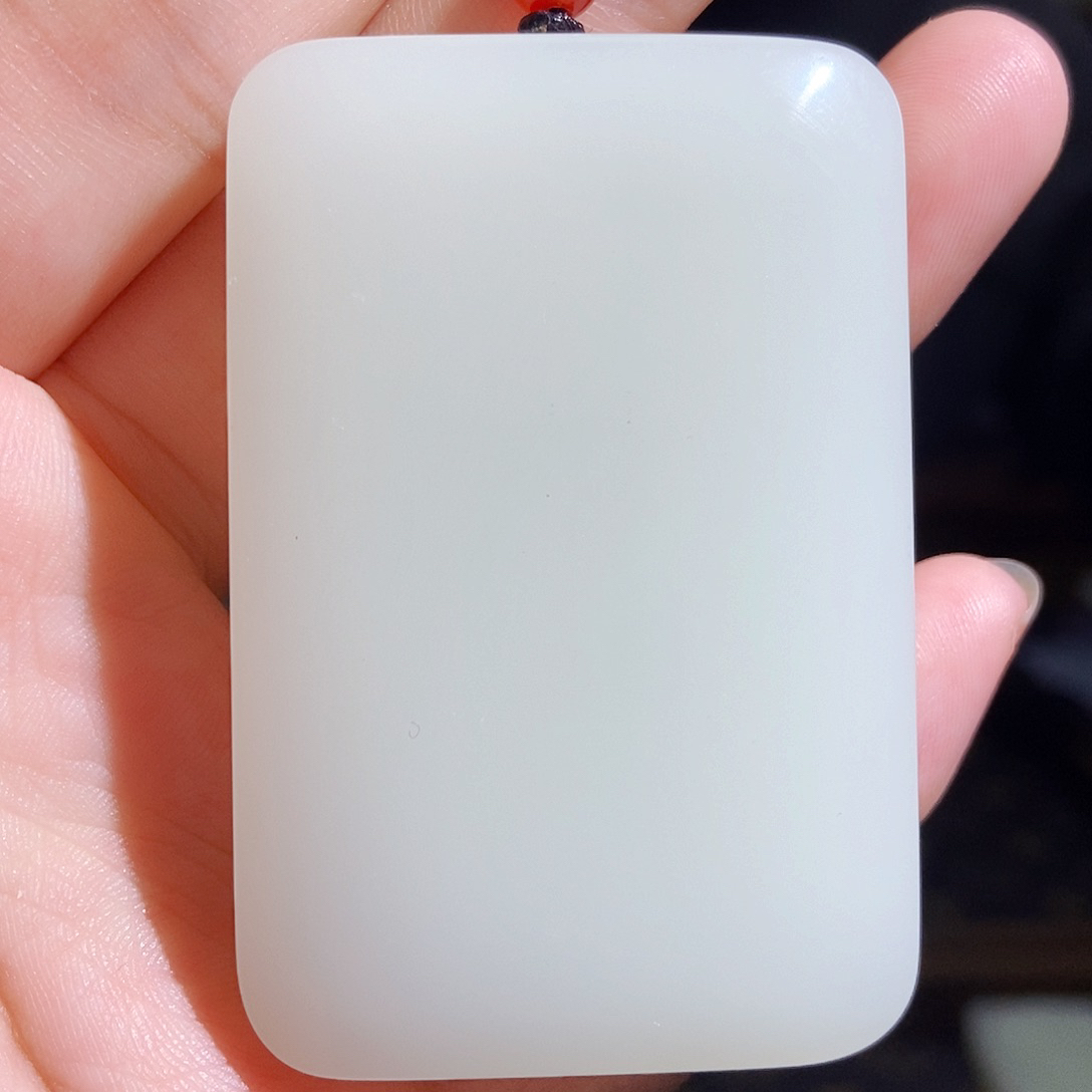 一级白平安无事脾长40宽60厚15收藏居家养老必备  客厅办公室桌面