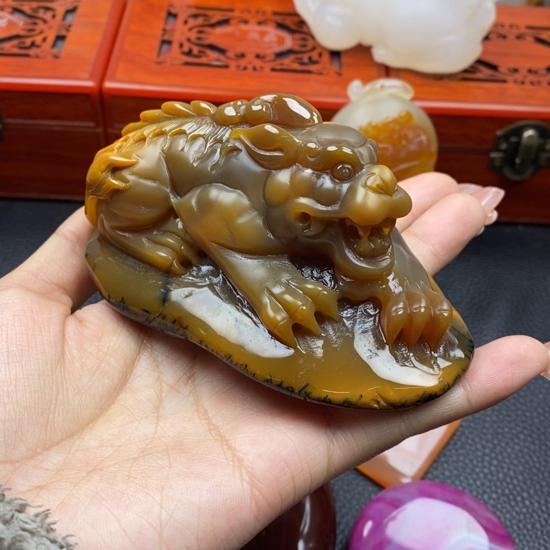 玛瑙/玉髓摆件未镶嵌