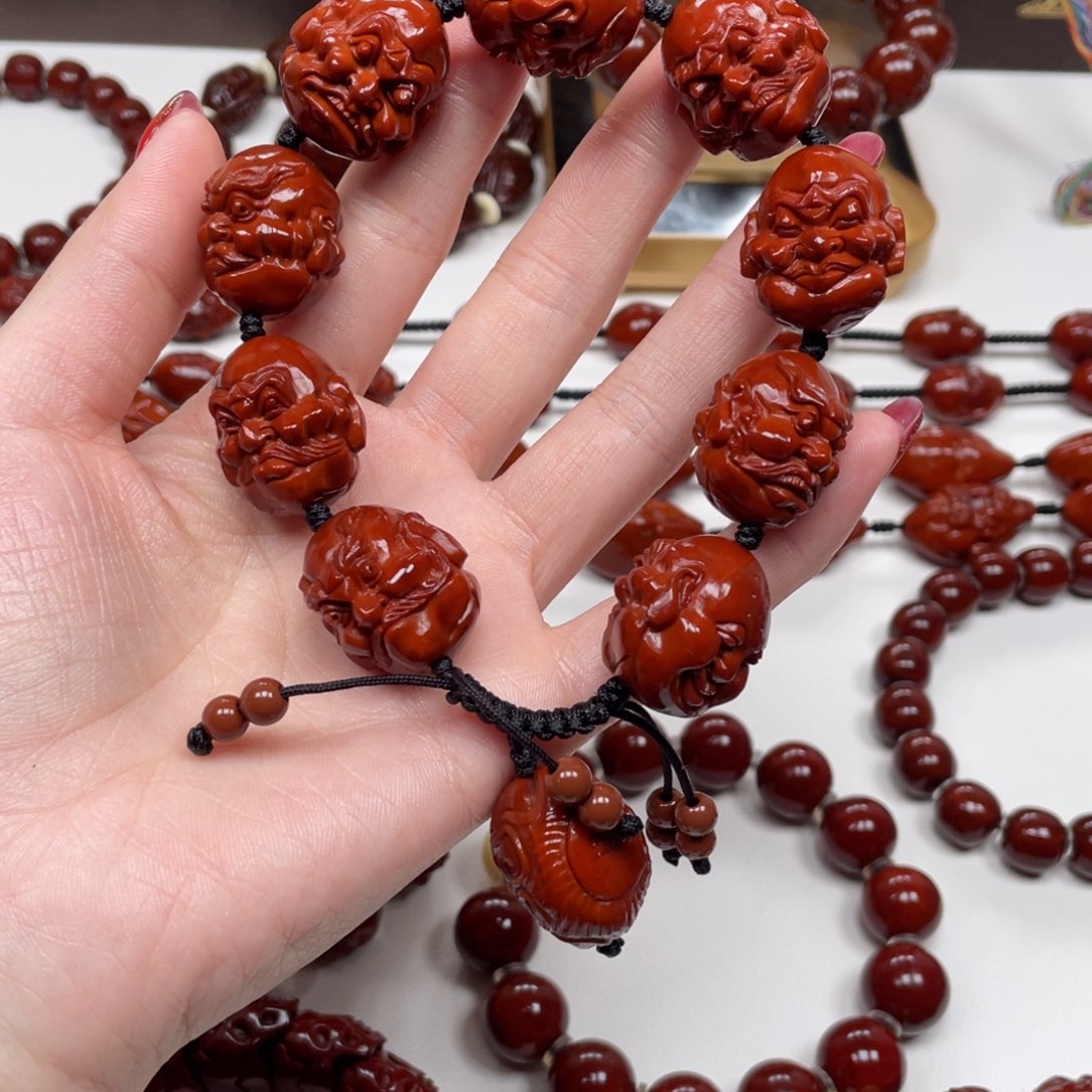 橄榄核手串哈**哈十八罗汉