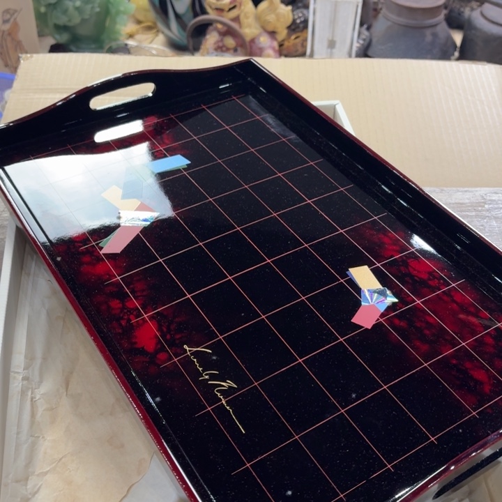 树脂古美术置物摆件