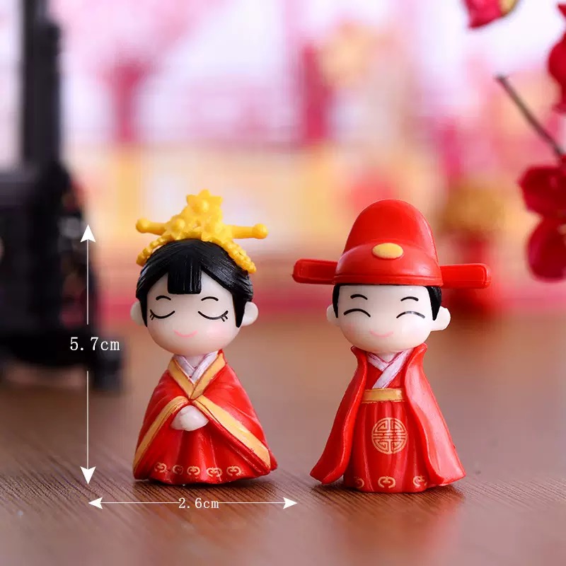 【三宝家】古风人偶微缩桌面DIY装饰小摆件