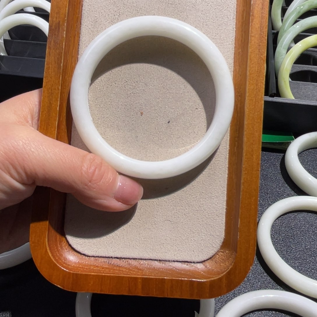 蓝田玉（蛇纹石化大理石玉）手镯未镶嵌K*淇