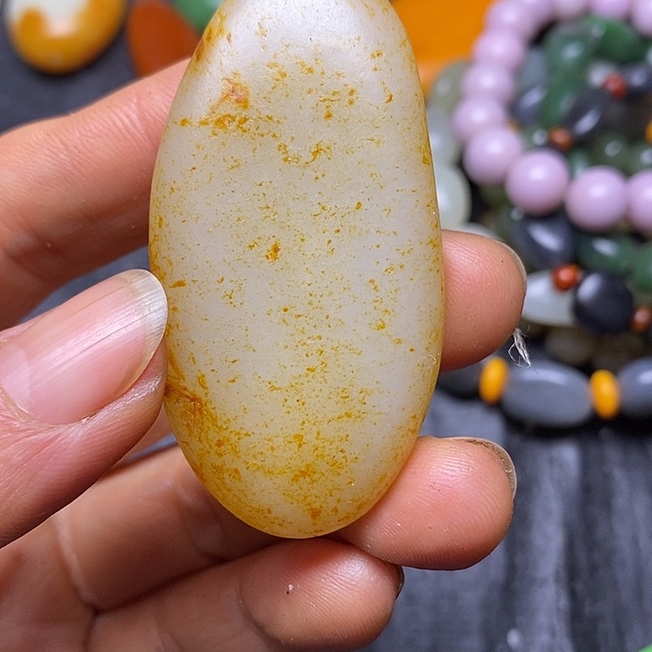 和田玉（糖玉）未镶嵌车挂