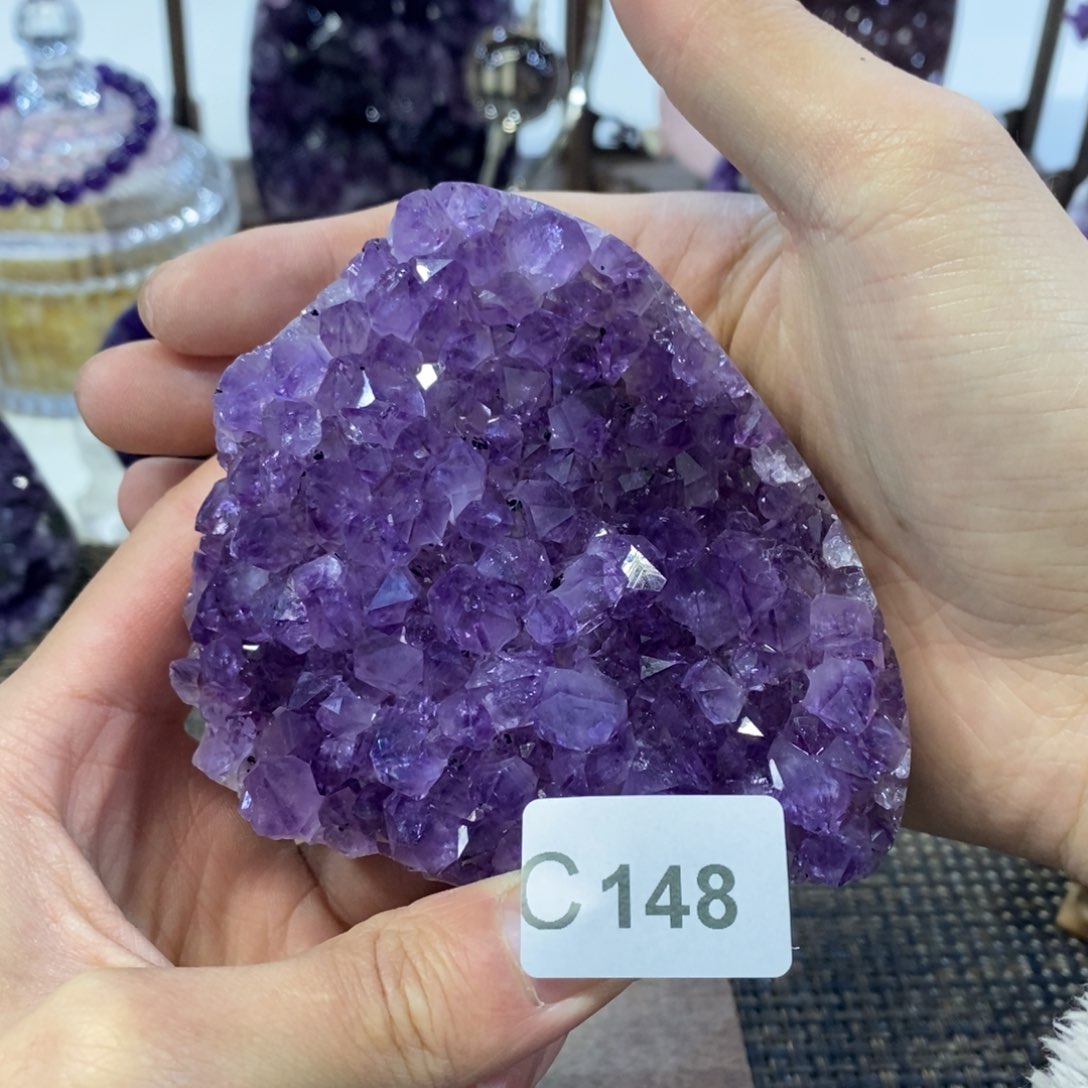 紫晶摆件摆件未镶嵌