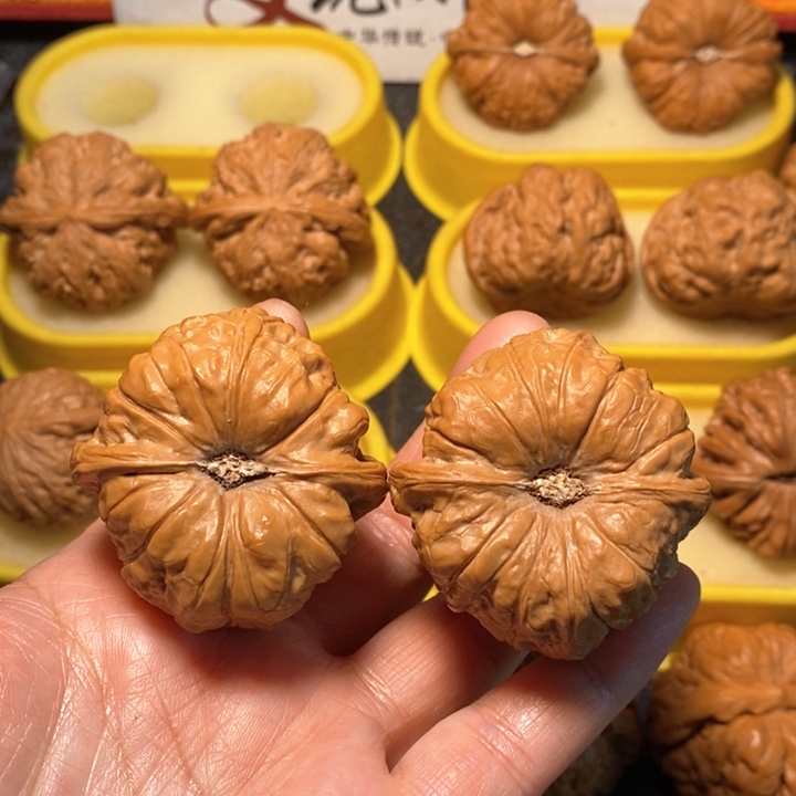 文玩核桃把件南瓜墩 精 44 45