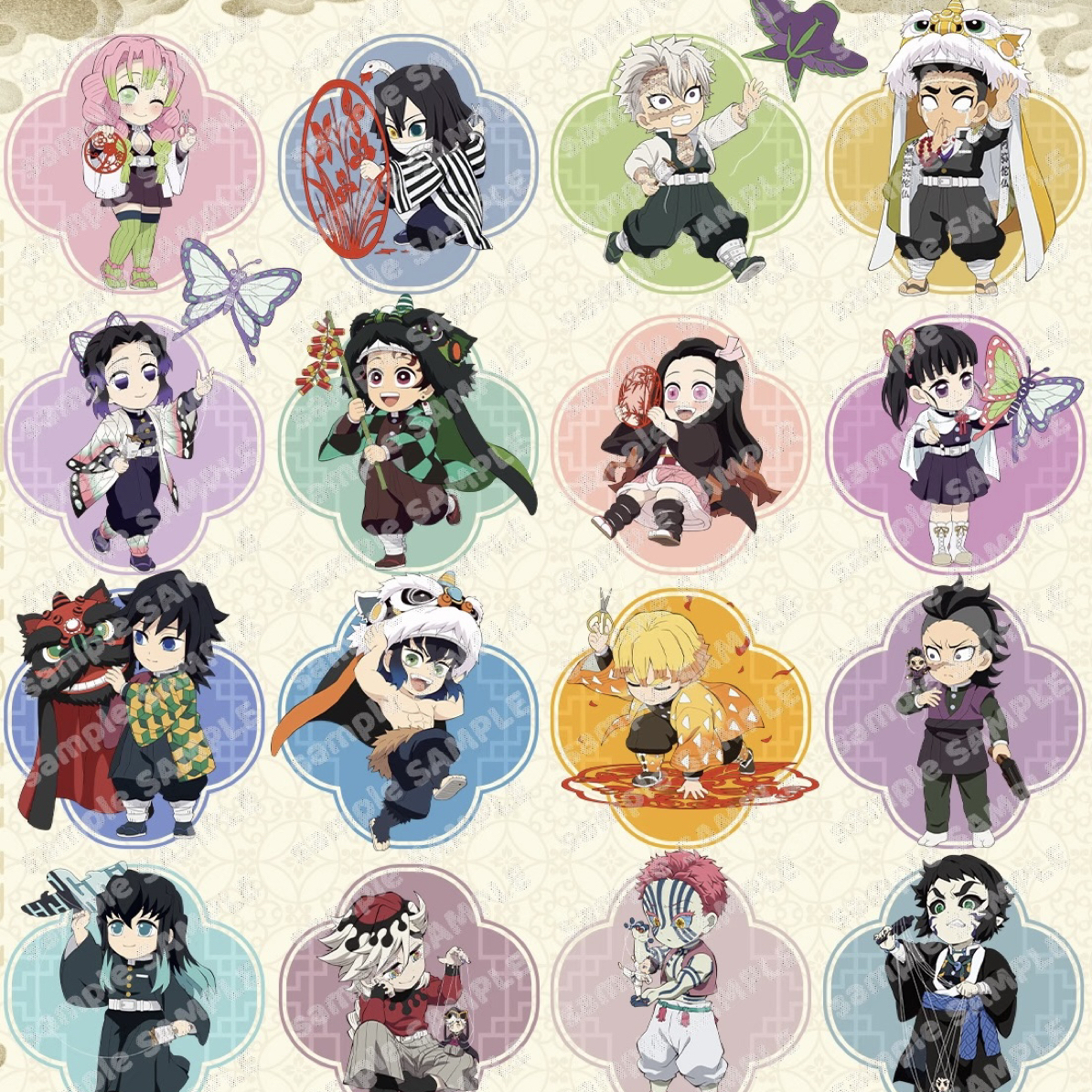 【国谷】鬼灭之刃中国限定非遗系列吧唧票根