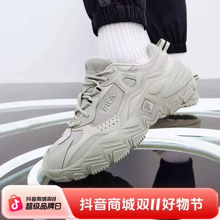 FILA斐乐老爹鞋男鞋掠夺者百搭厚底鞋欧若风女鞋休闲鞋F12W216132