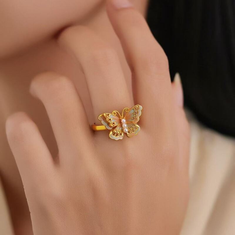 铜合金戒指  D105时尚气质优雅百搭戒指