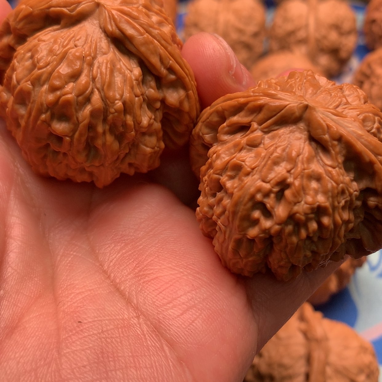 【闪购商品】文玩核桃吊坠白狮子43