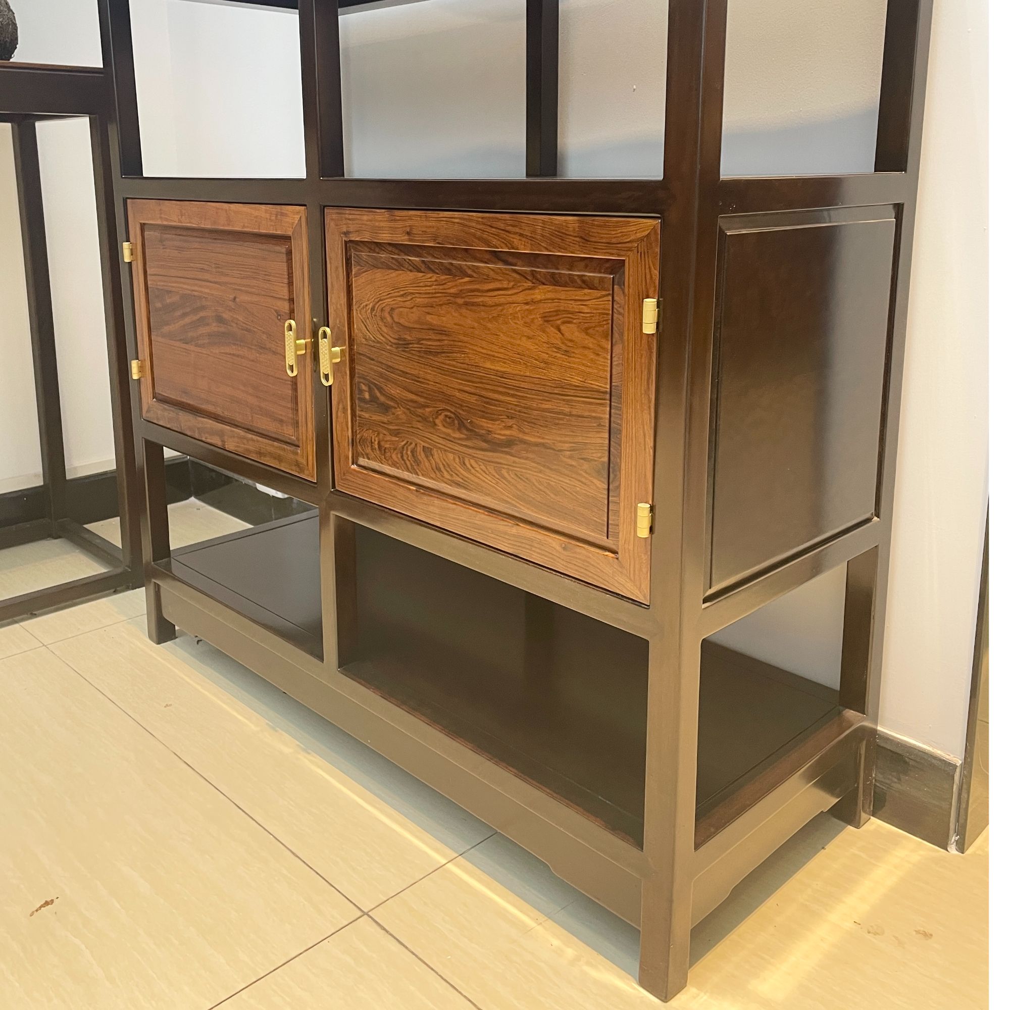 新中式方正茶水柜