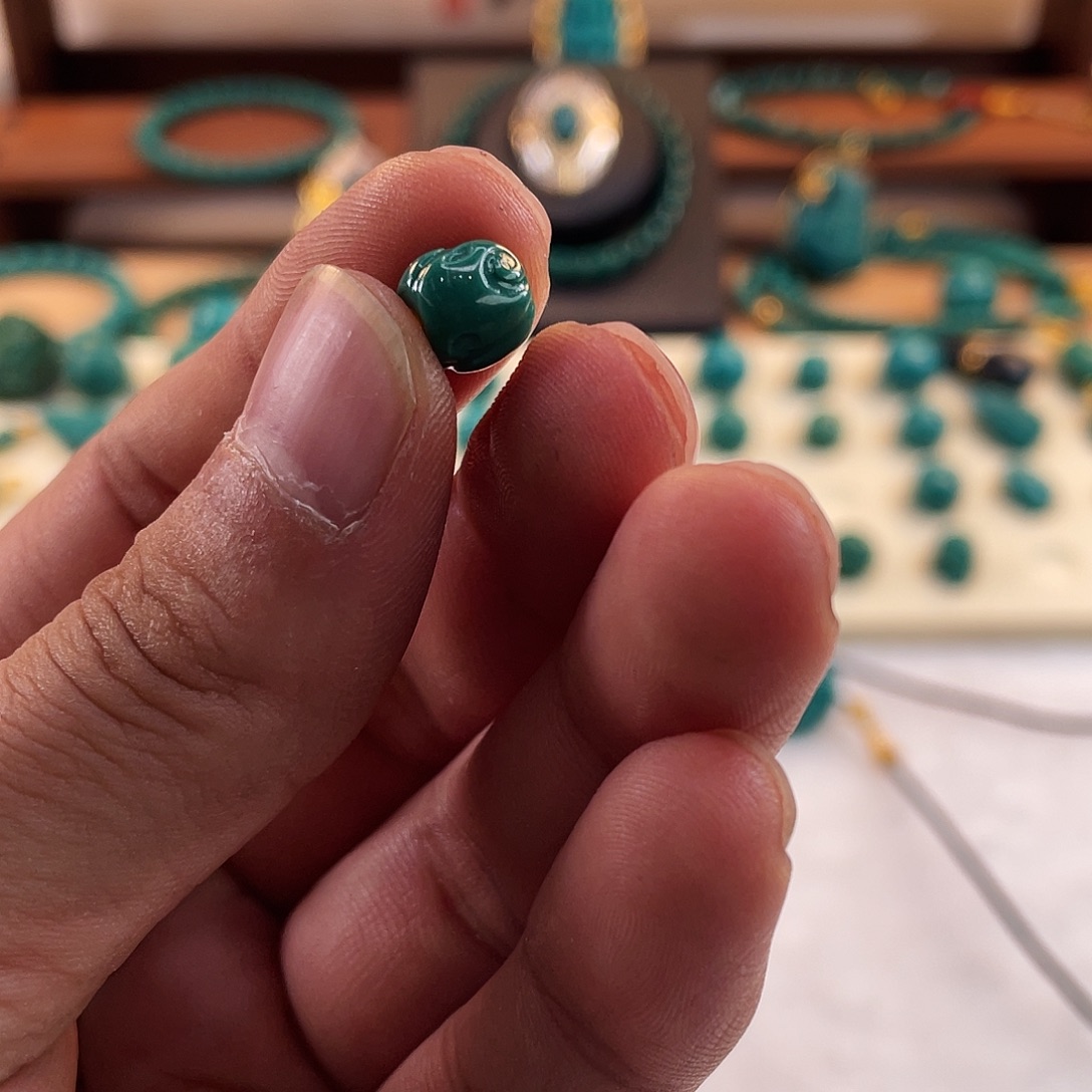 绿松石未镶嵌配饰