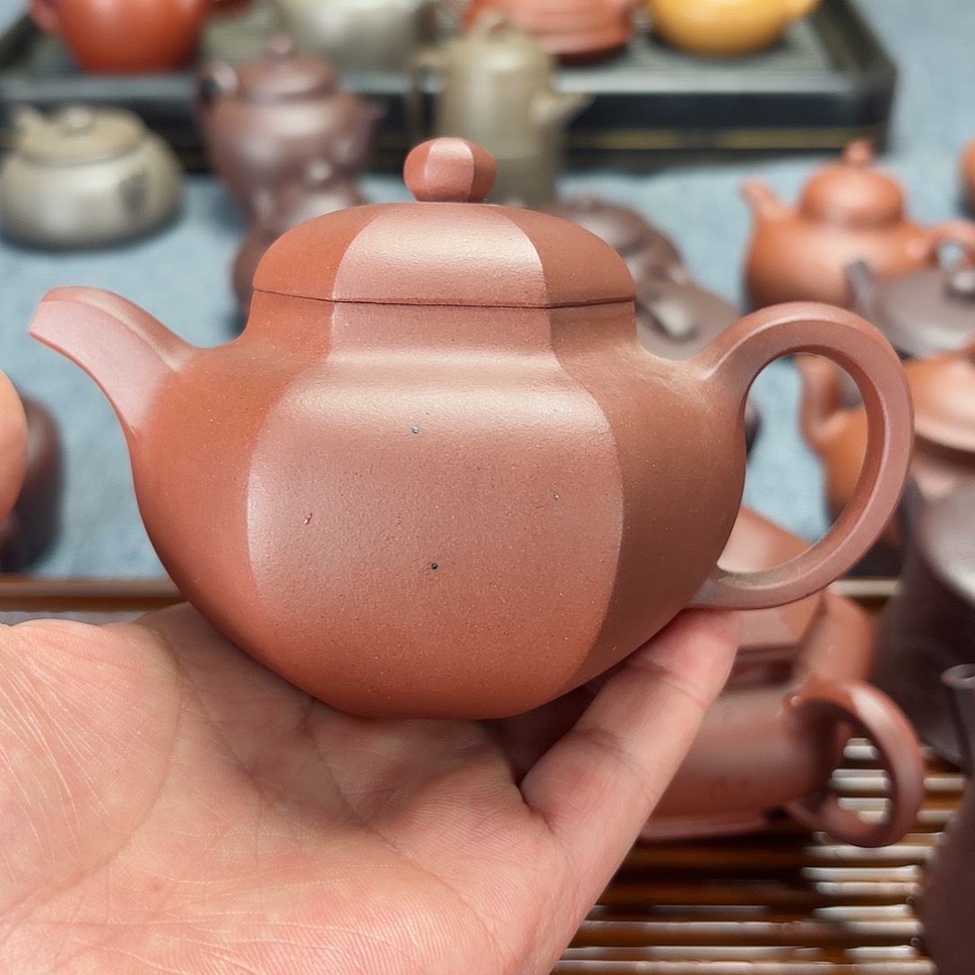 紫砂茶壶全手工莲子