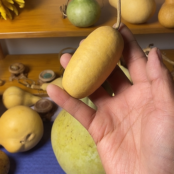 烟***火青皮异型葫芦摆件手把