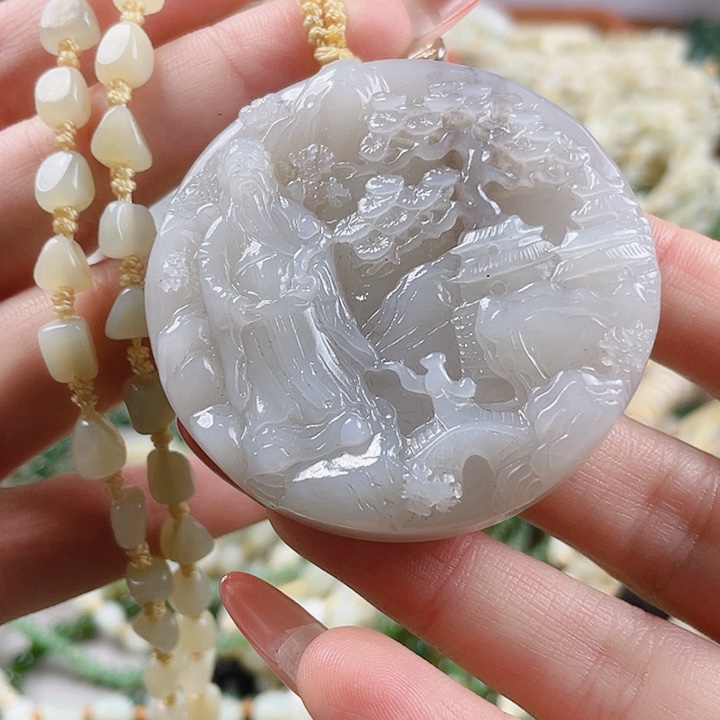 未镶嵌和田玉挂件