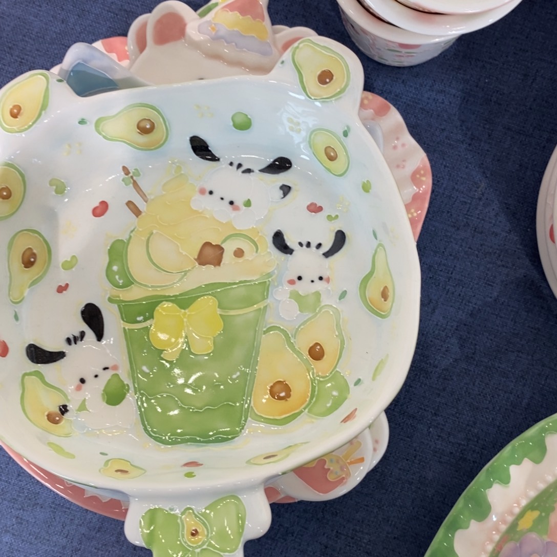 狮***赖摆件帕恰狗盘子福利