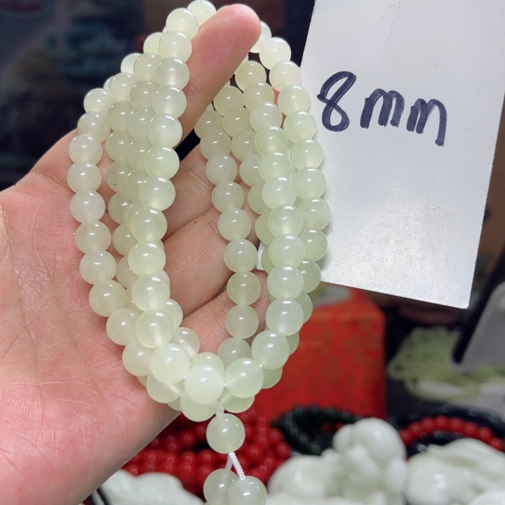 蛇纹石玉颈饰多样性发货未镶嵌