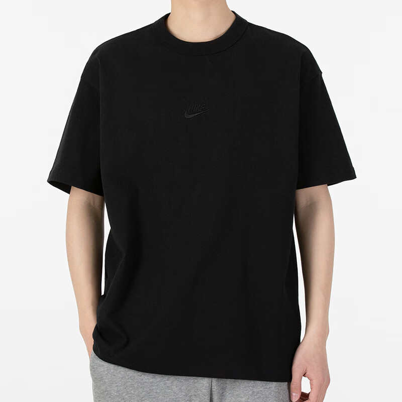 耐克男装透气休闲圆领短袖训练舒适百搭半袖T恤DO7393-010