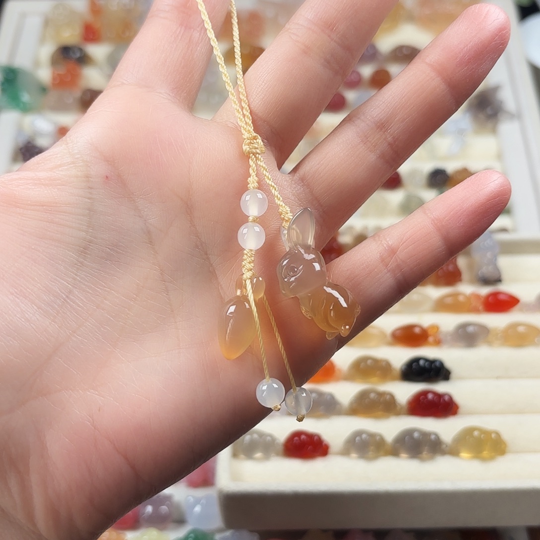 玛瑙/玉髓未镶嵌颈饰