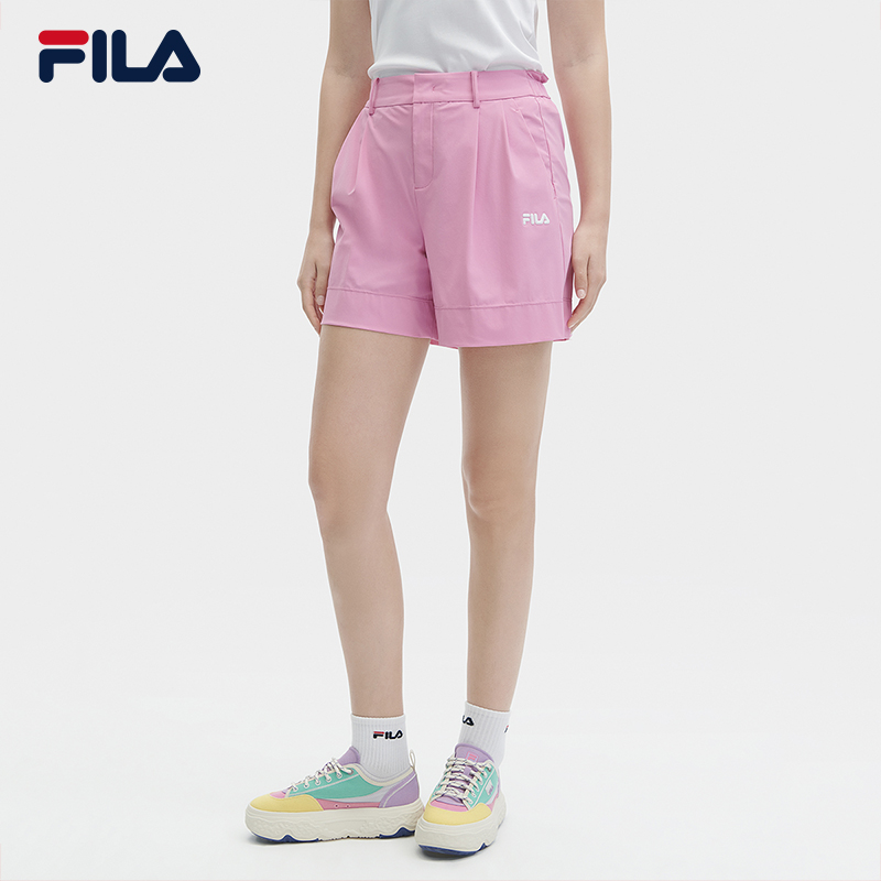 Fila/斐乐女士夏季户外运动跑步短裤休闲百搭五分裤F11W428607F