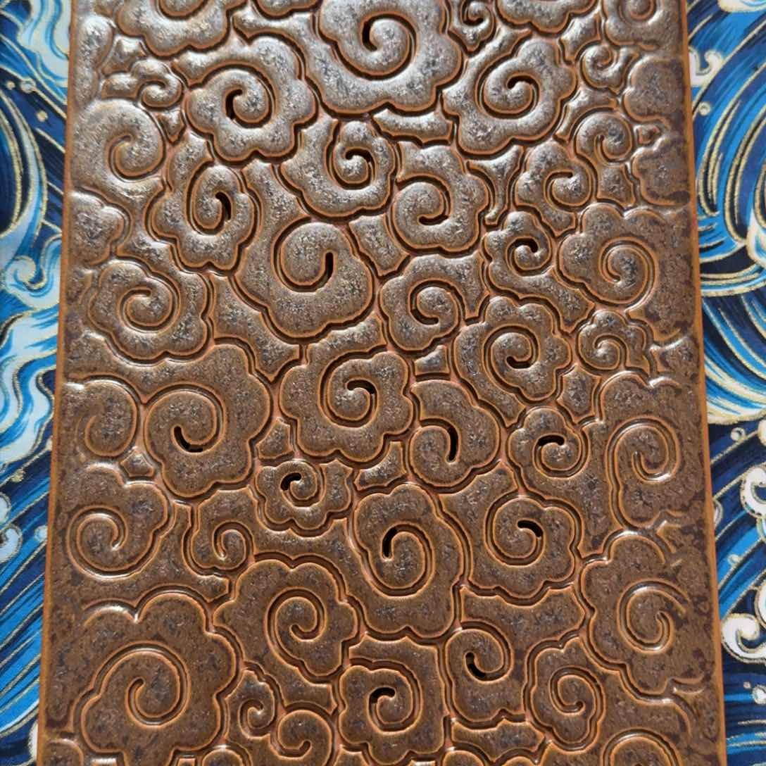 杯重工茶盘雕刻双层茶盘