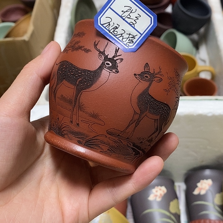 茶杯紫砂瑕疵不退不换介意勿拍