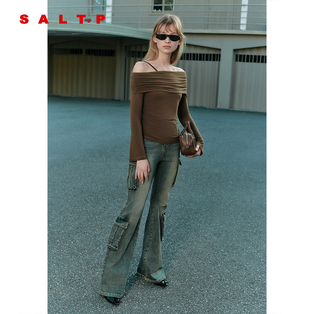 SALT.P可颜2025秋季新款牛仔裤AC35320180
