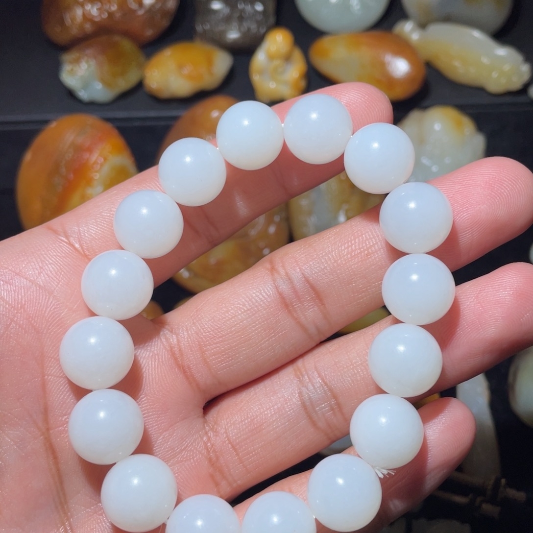 未镶嵌手串和田玉