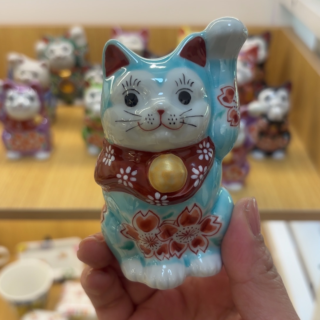 陶九谷       猫咪 