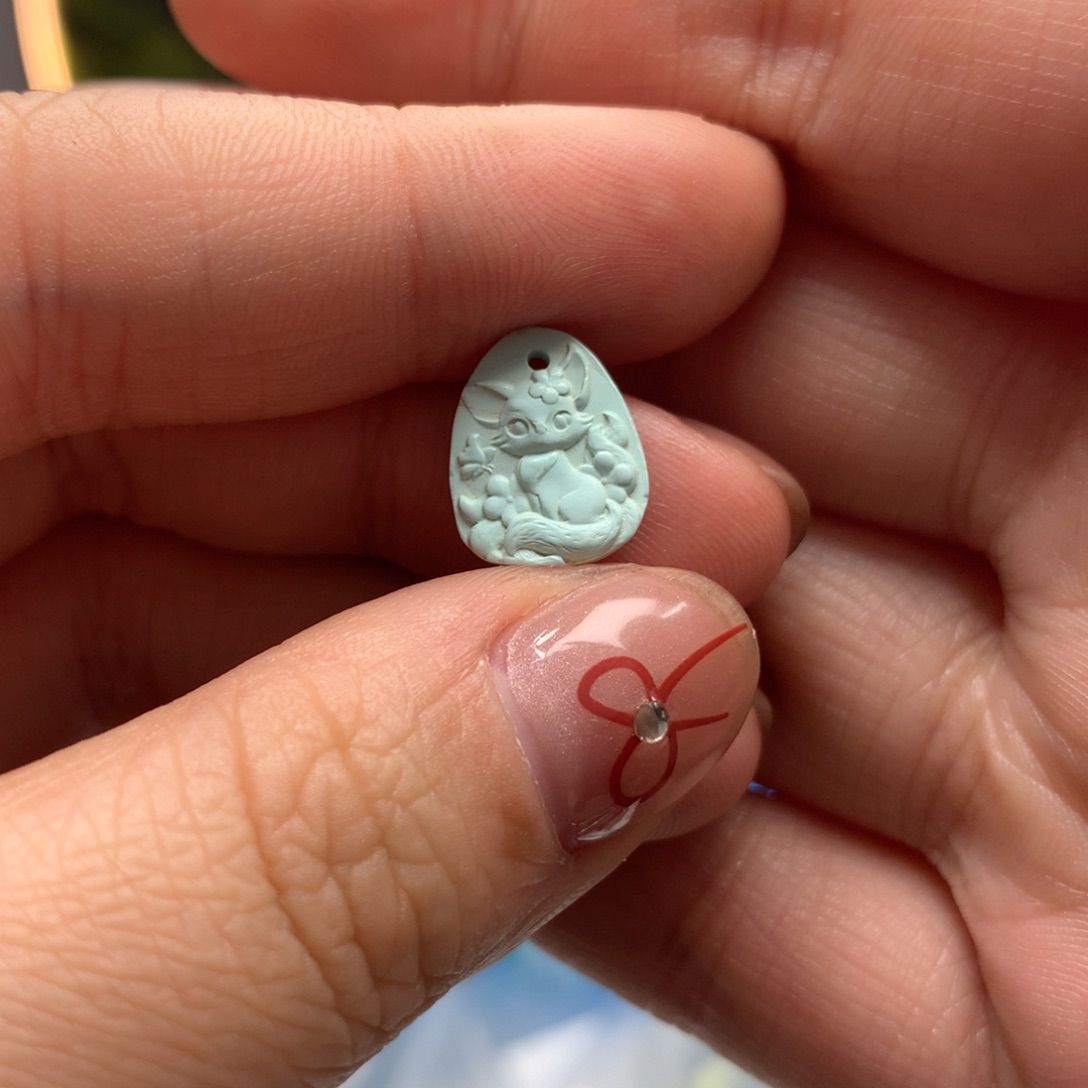 绿松石挂件未镶嵌