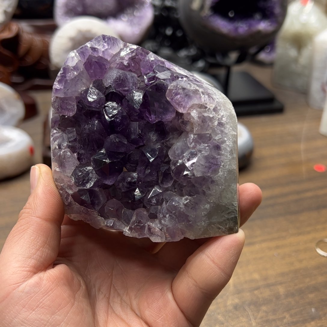 水晶水晶未镶嵌水晶摆件晶镇5