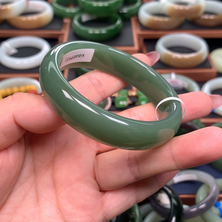 和田玉（碧玉）5758圈口未镶嵌