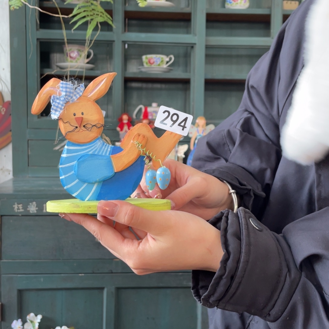 木质圣诞月福老货玩具默认微瑕