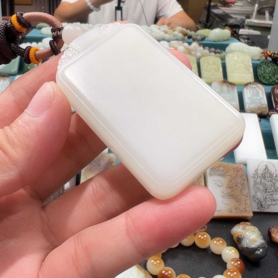 挂件未镶嵌定制和田玉