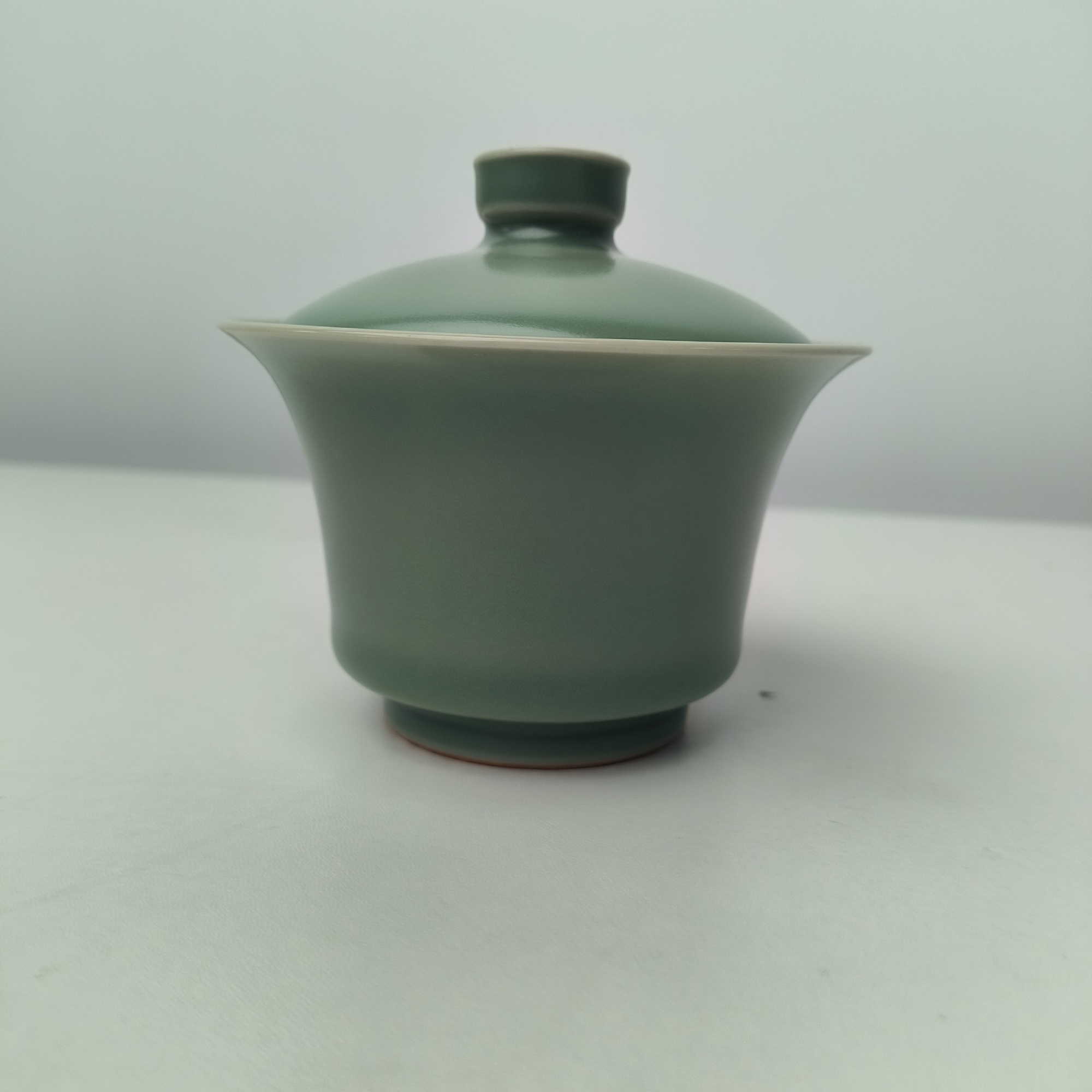 SHTC1157[学茶严选]吴燕玲--豆青二才盖碗